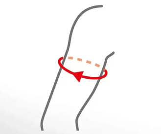 Bodymateヒジ　測り方